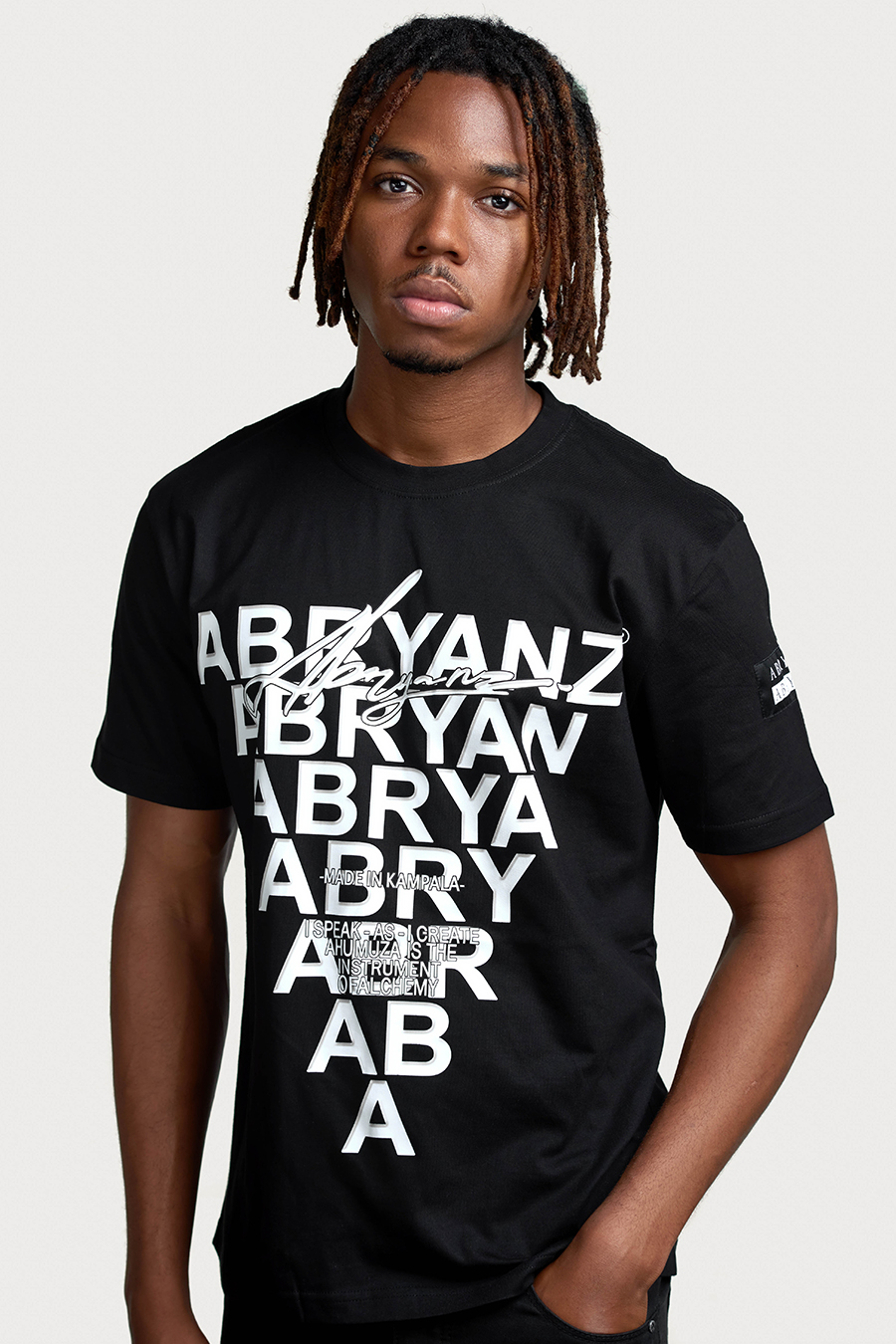 Abryanz Black Abracadabra T-Shirt - Abryanz Collection