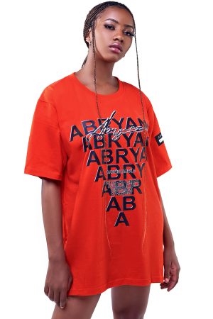 Abryanz Orange Abracadabra T-Shirt