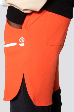 Abryanz Signature logo staple Orange Short