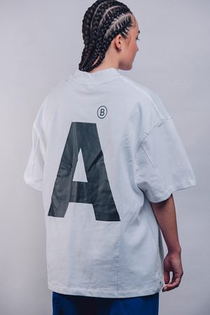 AB V CrewNeck T-shirt White