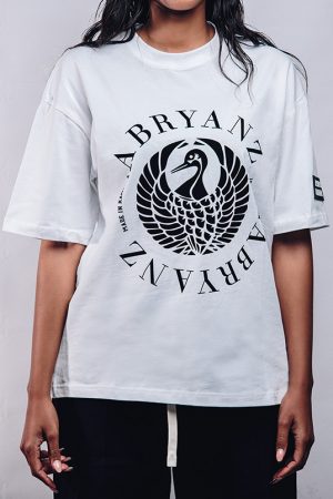 White Staple CrewNeck T-shirt